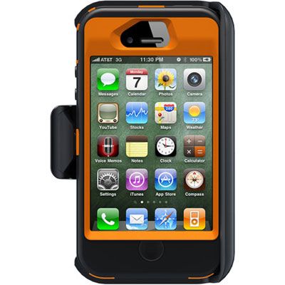 OtterBox Defender Blaze Orange /AP Realtree Camo Cover Case for iPhone 