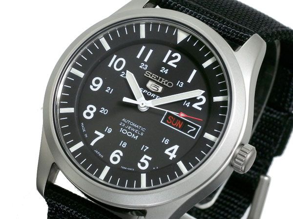   AUTOMATIC 23 JEWELS MILITARY 100M MENS WATCH MADE IN JAPAN FREE SHIP