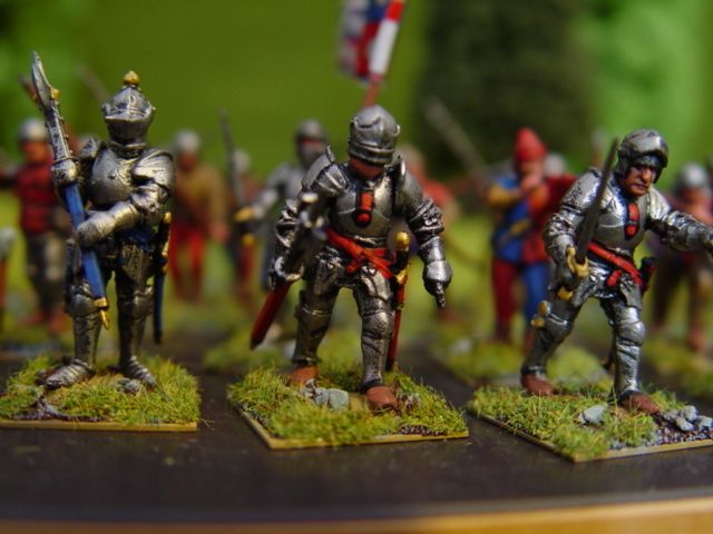 28 mm wargame figures War of Roses Infantry #2  