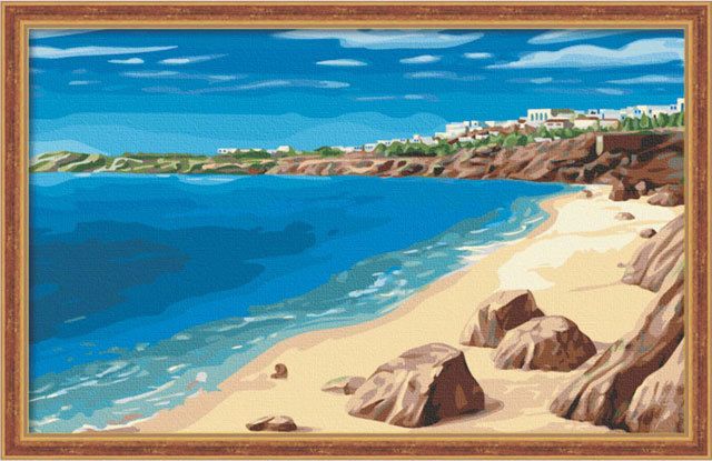 Paint by Number kit 80x50cm (31x20) Aegean Sea RH8022  