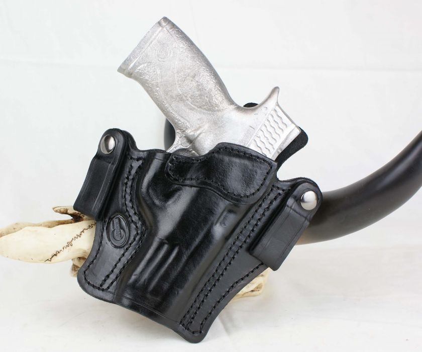 Custom Made Black M&P 40 IWB Holster Dual Snaps  