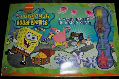 SPONGEBOB A WACKY RACE TO THE KRUSTY KRAB GAME RARE  