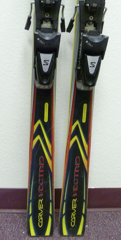 VOLKL CARVER VECTRIS SKIS +SALOMON 850 BINDINGS 191 CM  