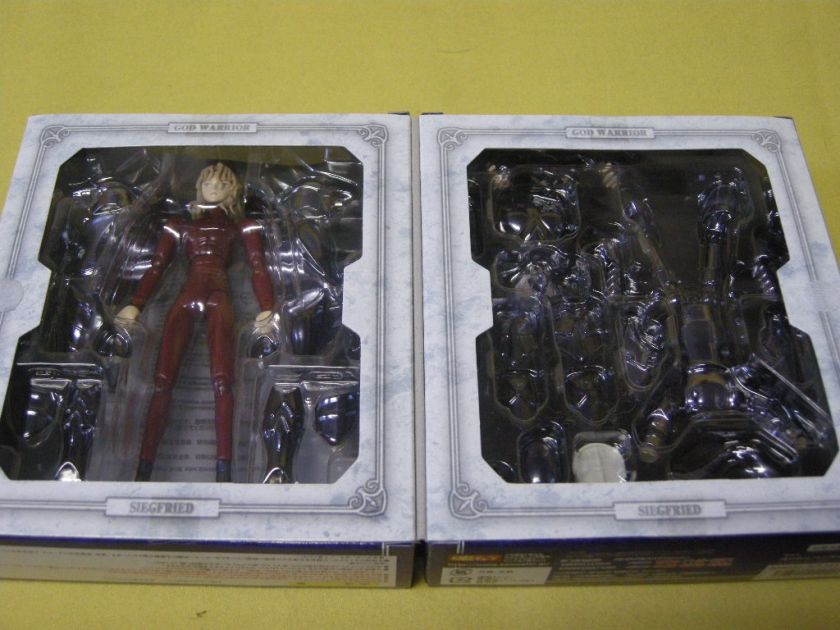   Cloth Myth 5 God Warriors Alberich Fenrir & display stand JPN  