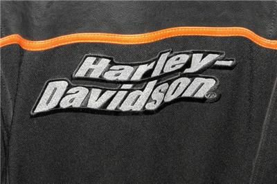 Harley Davidson 2XL OR XL Vintage Race Leather & Cordura Jacket 97252 