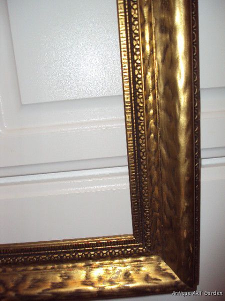 VINTAGE Art DECO Gold PICTURE Frame 16 x 20 for ART  