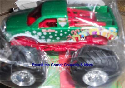 2011 Hot Wheels Monster Jam Target HOLIDAY HAULER 1/64 Monster Truck 