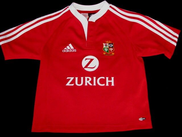   2005 BRITISH & IRISH LIONS Test RUGBY JERSEY Kids All Blacks NZ  