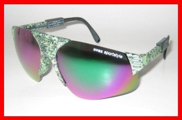 VTG UVEX GLACIER MIRROR SUNGLASSES +ALPINA CASE 80s NEW  