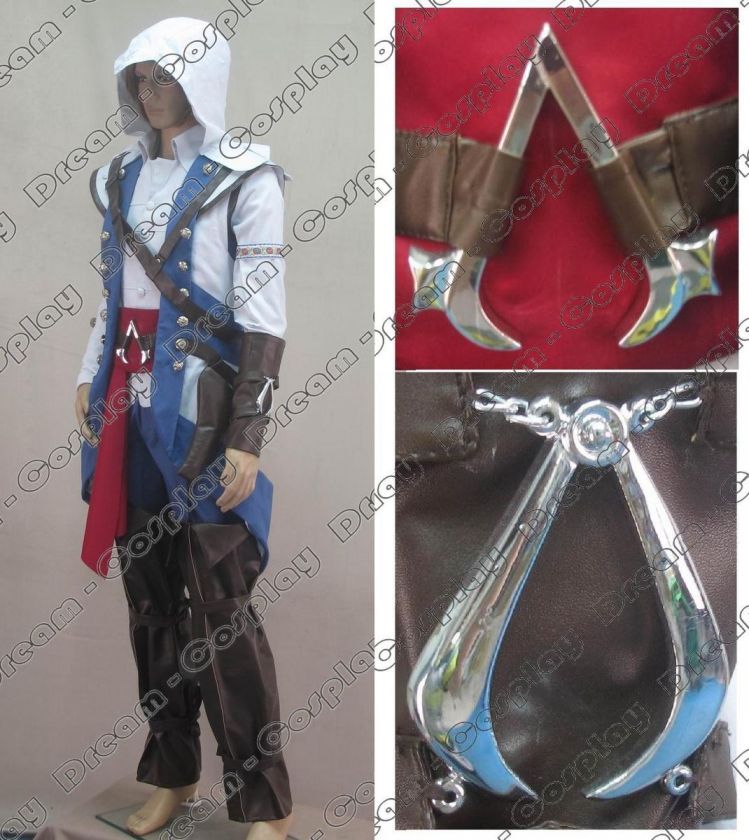 Assassins Creed 2 ALTAIR white cosplay costume II NEW  