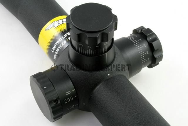 BSA 3.5 10x40 AO IR Mildot side wheel focus rifle scope