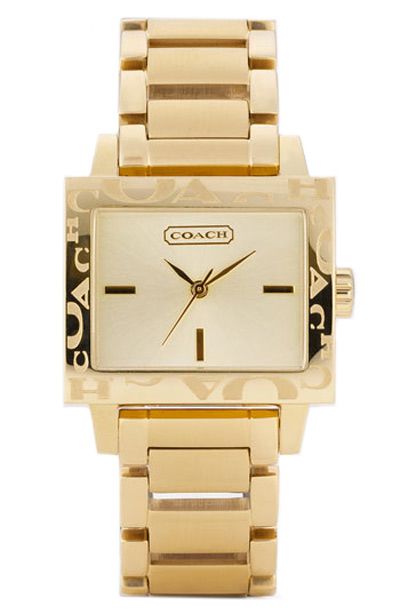 Gold Tone Bracelet COACH Ladies New Analog Watch 14501333  