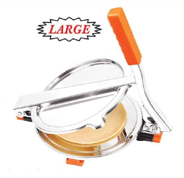 ROTI MAKER FLOUR PRESS PANCAKE MEXICAN TORTILLA PURI  