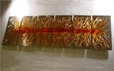 76 METAL ABSTRACT SCULPTURE WALL ART Modern Painting  