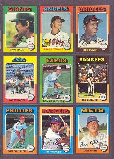 1975 Topps #16 Frank Tanana Angels (Near Mint) *245379  