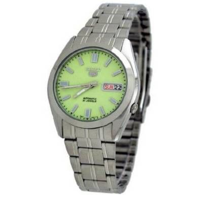 Seiko SNKE89 Men Seiko 5 Automatic Stainless Steel Luminous Dial Watch 