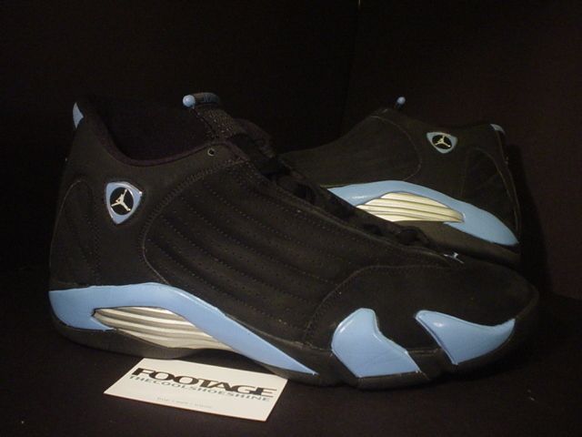   Jordan XIV 14 Retro BLACK UNIVERSITY UNC BLUE SILVER GREY Sz 13  