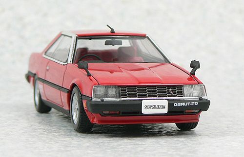 Aoshima DISM 76644 Nissan Skyline 1981 KHR30 Red 1/43 scale  