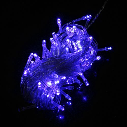 features led technology applied romantic and mysterious blue light 