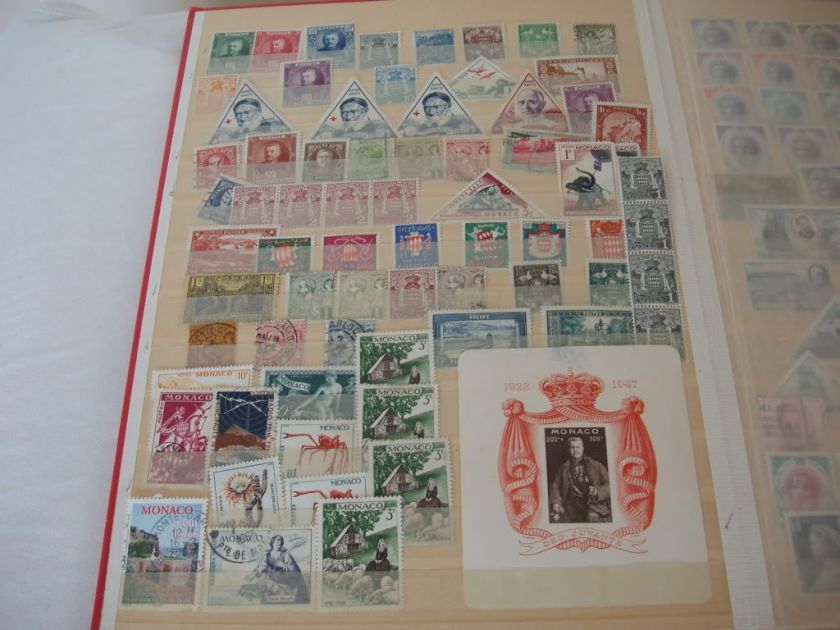 Monaco early to modern collection in stockbook. Mint and used, stamps 