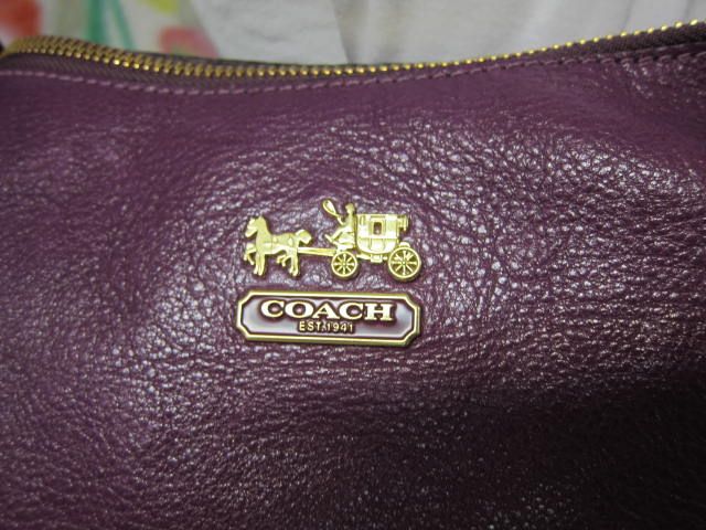 Authentic Coach Hailey Leather Convertible Hobo Crossbody Bag 14304 