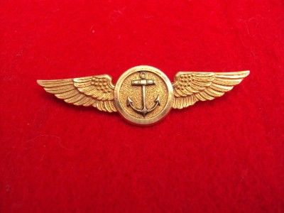 Authentic WWII USN Pilot observer wings  