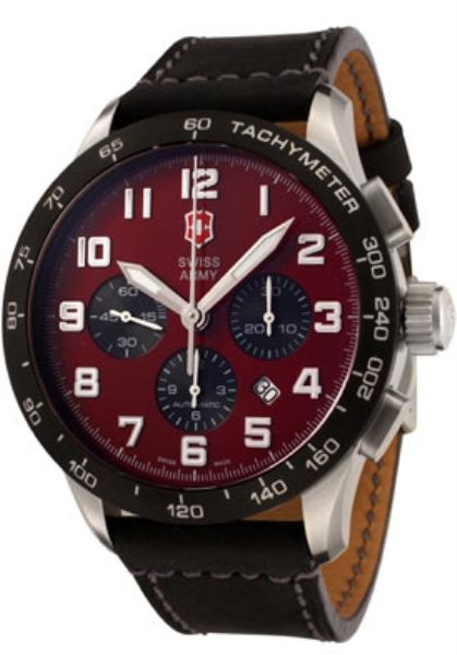 Gents Swiss Army Victorinox AUTOMATIC Chronograph Airboss Mach 6 Watch 