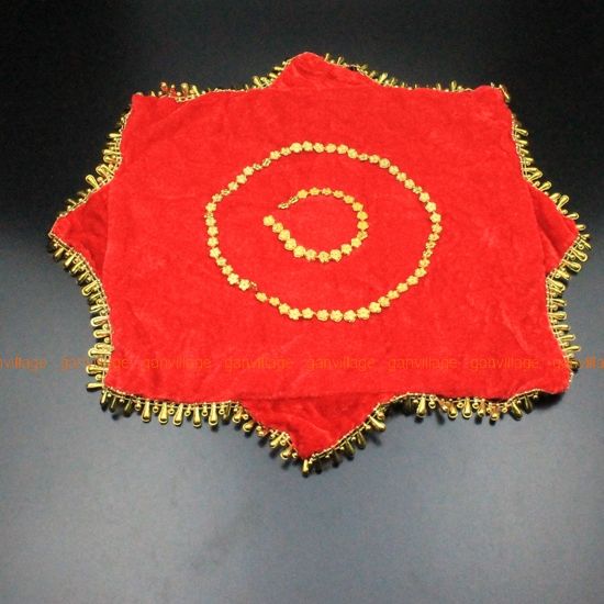 4X Chinese Yangko YangGe Handkerchief Red Velvet Dance  