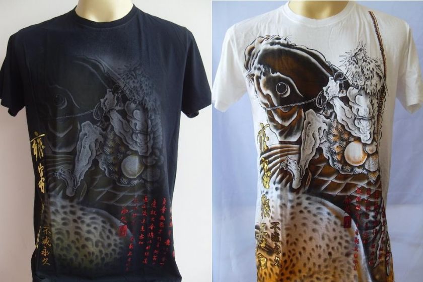 Emperor Eternity KOI CARP Tattoo Men T shirt M L #1  