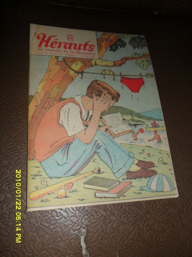 1955 HERAUTS LE TRESOR DE LA JEUNESSE FIDES SUMMER  