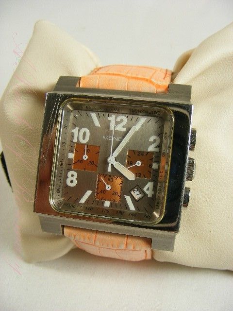 Mondia Womens Chronograph Watch 5 ATM Leather $349  