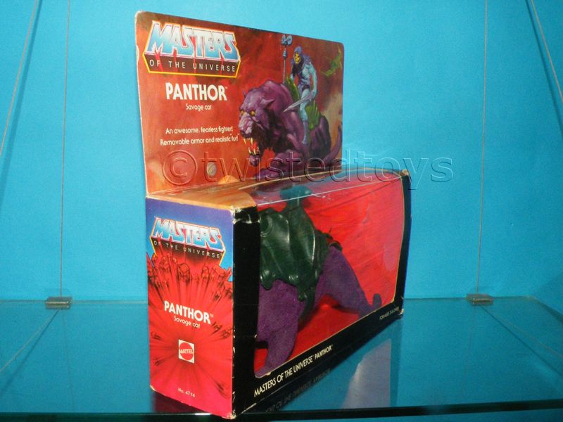 VINTAGE 80s 1982 MOTU HE MAN (HEMAN) BOXED PANTHOR RARE NICE  