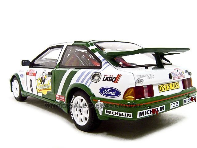   scale diecast ford sierra cosworth rs 500 rally 1988 panach d auriol