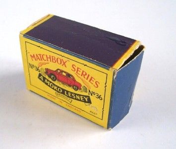 MATCHBOX MOKO LESNEY 36 AUSTIN A50 CAMBRIDGE ORIG BOX  