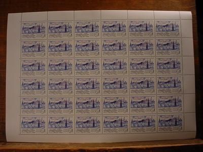   STAGGERING ACCUMATION 65X RUSSIA MINT SHEETS ENORMOUS RETAIL  