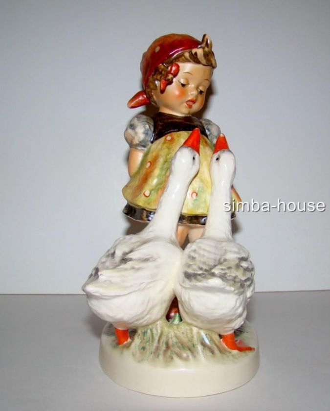   GOOSE GIRL Goebel Figurine 47/11 Trademark 6   Large 7.5  