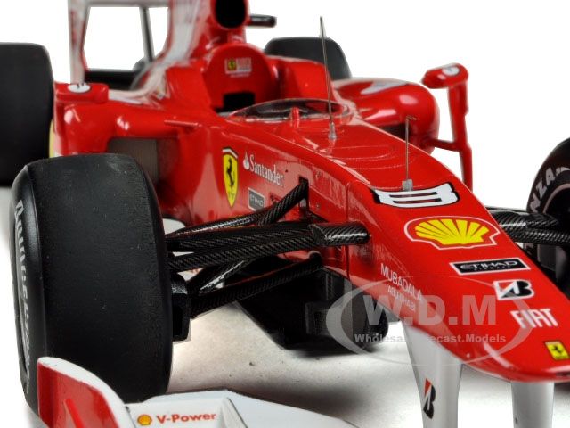 2010 ELITE FERNANDO ALONSO F10 FERRARI BAHRAIN GP 1/18  