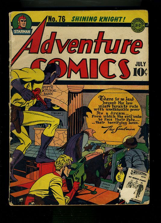 ADVENTURE #76[1942]SIMON AND KIRBY  