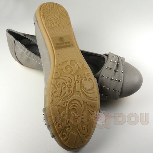 New Womens Fashion Casual Flats Shoes Grey All Size  