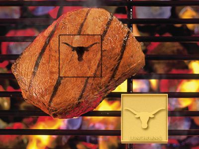Texas Longhorns Team Logo BBQ Grill Meat Branding Iron  