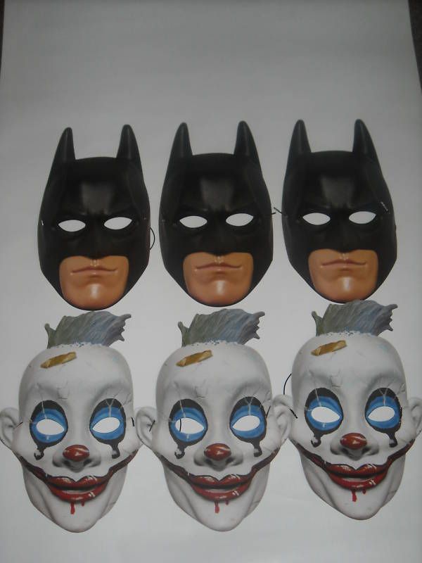 COMIC CON EXCLUSIVE BATMAN AND JOKER MASKS SDCC  