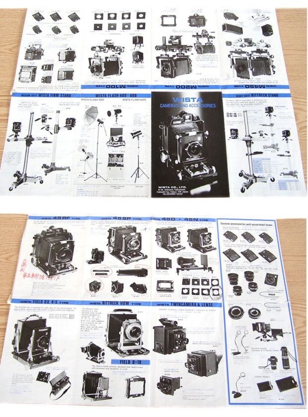 Wista View Cameras, Field Cameras, Accessories Large Poster 18x24 