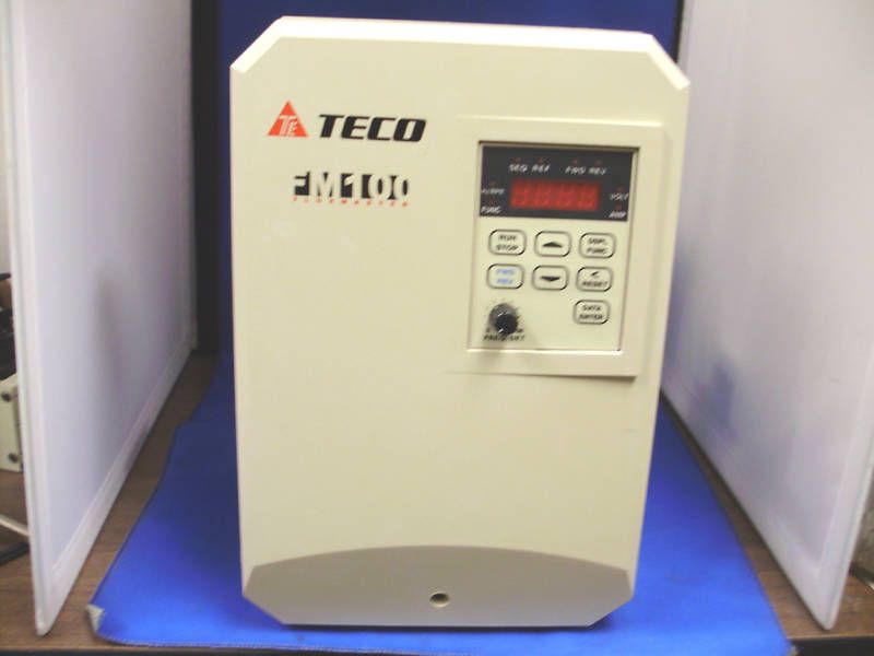 TECO WESTINGHOUSE 10 HP FM 100 FLUXMASTER AC V F DRIVE  