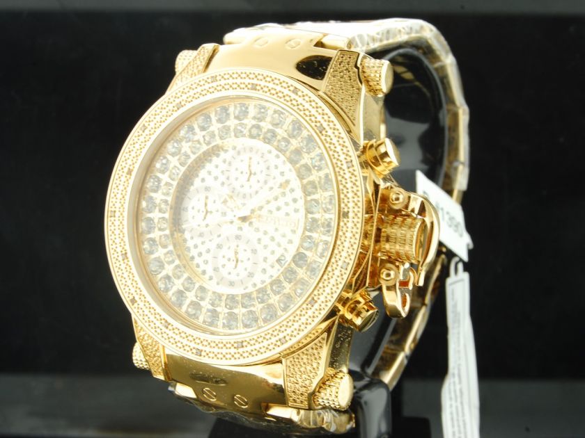   JoJo/JoJino/Joe Rodeo Genuine Real 18 Diamond Watch Metal Band MJ 8004