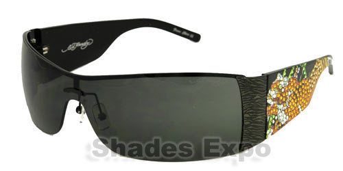 NEW ED HARDY SUNGLASSES EHS 009 BLACK TIGER EHS009 AUTH  