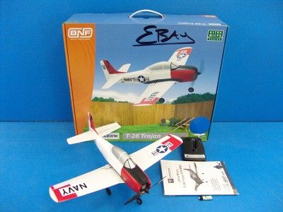 Parkzone Ultra Micro T 28 Trojan BNF R/C RC Electric Airplane Bind N 