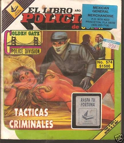 El Libro Policiaco Tacticas Criminal No.574 Latin Novel  