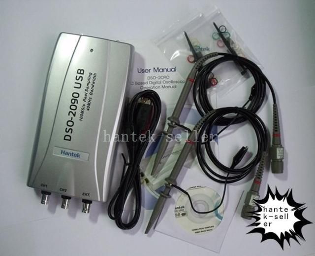 Hantek DSO2090 PC USB Digital Oscilloscope 100MS/s 2CH  