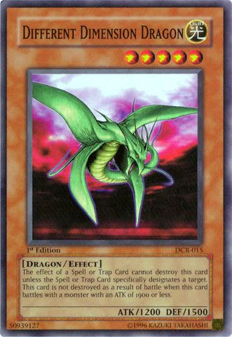 Different Dimension Dragon DCR 015 x2 EX Unl Yu Gi Oh  