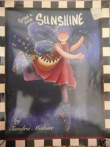 Spread A Little Sunshine Sandra Malone Paint Book  